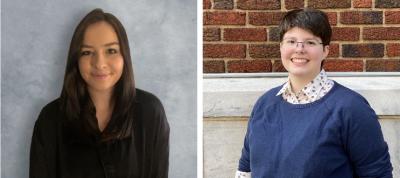Two Georgia Tech students who received President's Undergraduate Research Awards