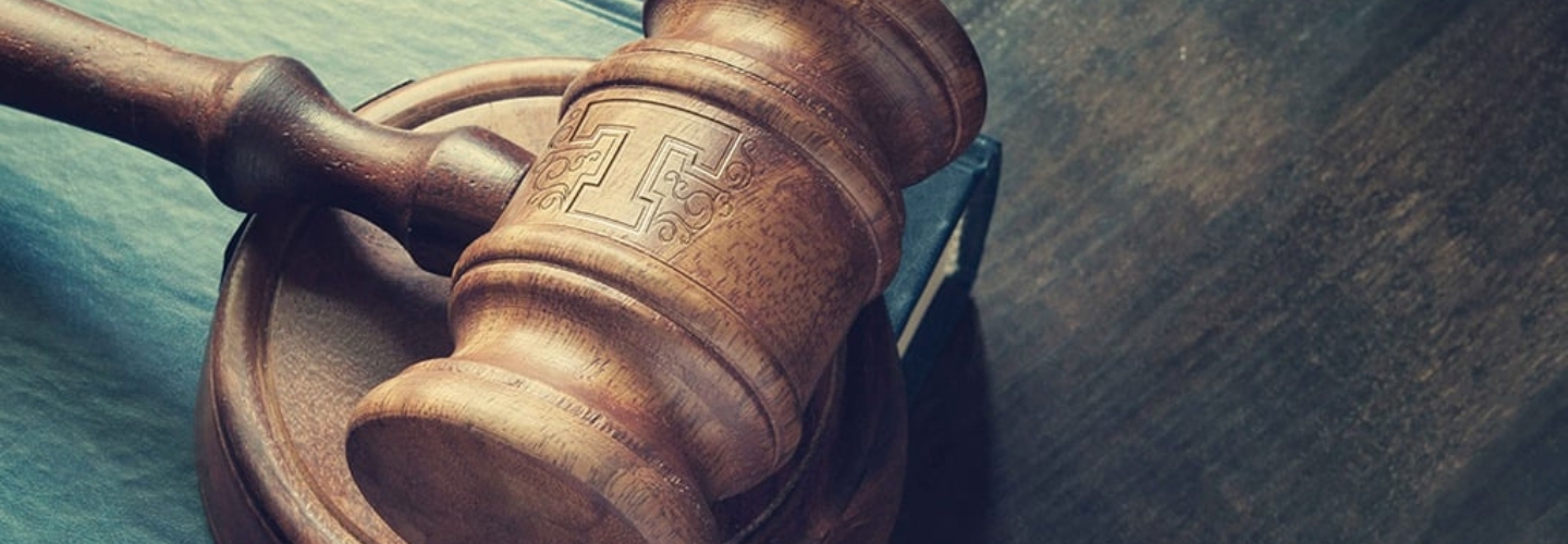 Gavel with Georgia Tech "T" engraved.