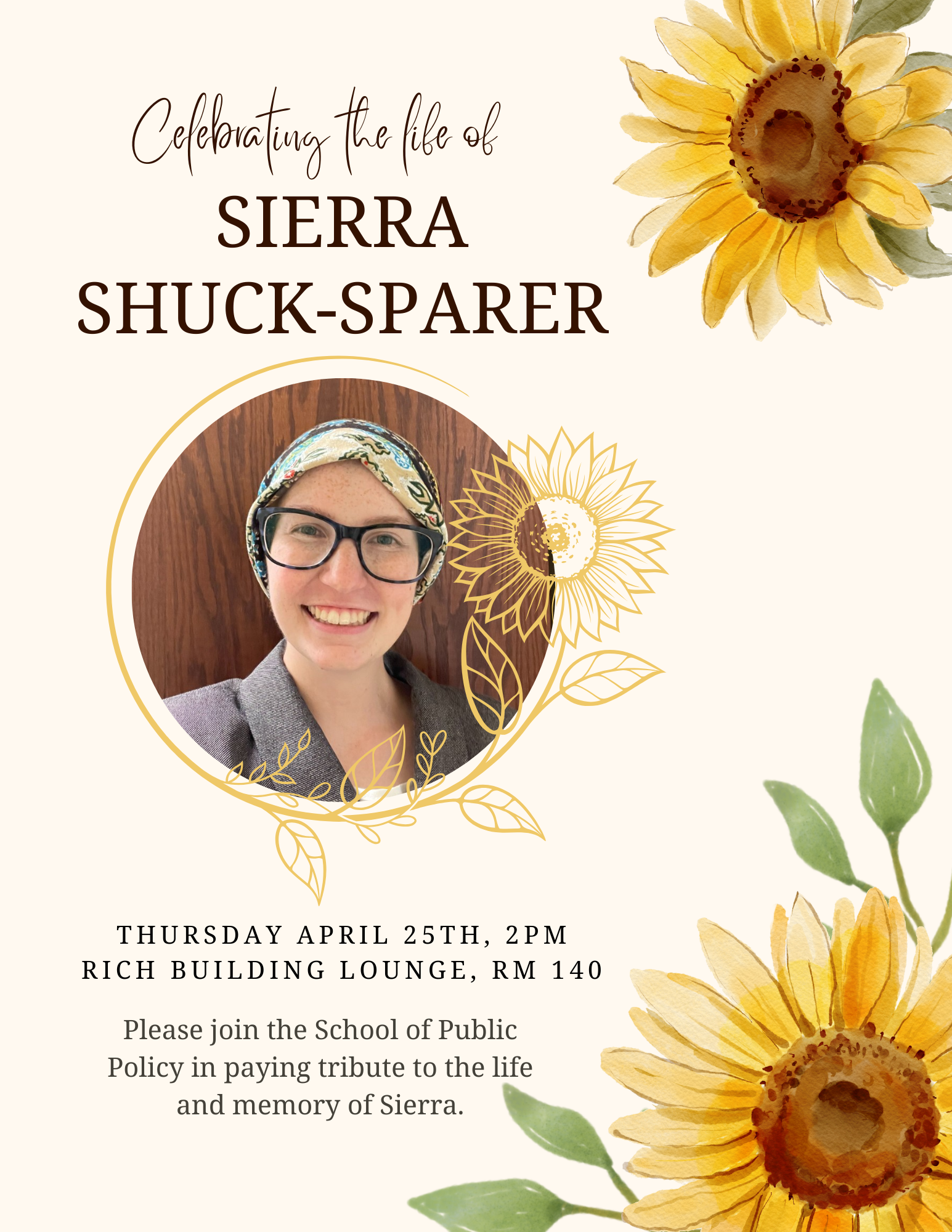 Memorial For Sierra Shuck-Sparer