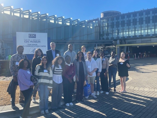 Georgia Tech Students standing outside the CDC Museum