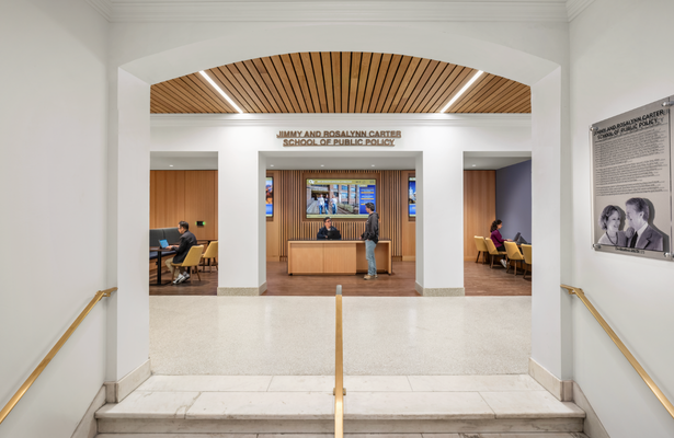 Entrance to the DM Smith building